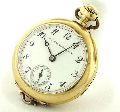 VACHERON & CONSTANTIN J.E. CALDWELL & CO. 18K GOLD POCKET WATCH