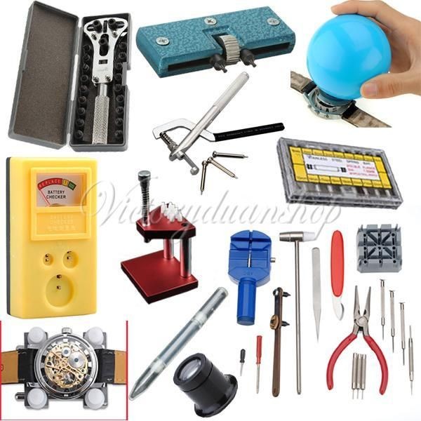 Horologe Watch Link Pins Case Opener Remover Repair Kit Tools Set For 