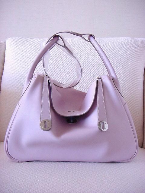 HERMES Sensational LINDY bag coveted ROSE DRAGEE very rare