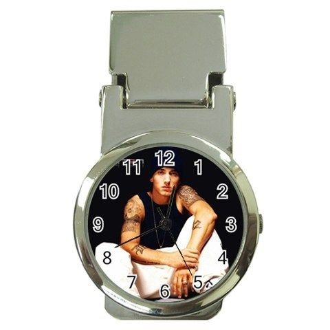   Usher Eminem Metal chrome Money Clip Watch NEW FASHION HOT Gift