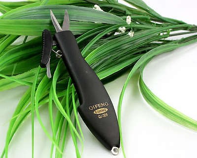 PLASTIC COVER HANDY SCISSORS FISHING LINE CUTTER SHEAR