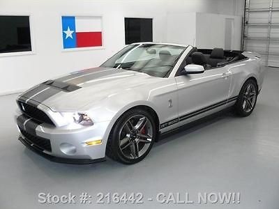   FORD SHELBY GT500 SVT COBRA CONVERTIBLE NAV 5K MI TEXAS DIRECT AUTO