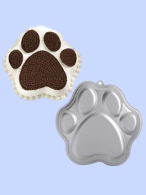 Wilton Paw Print Cake Pan Pet Dog Cake Decorating New