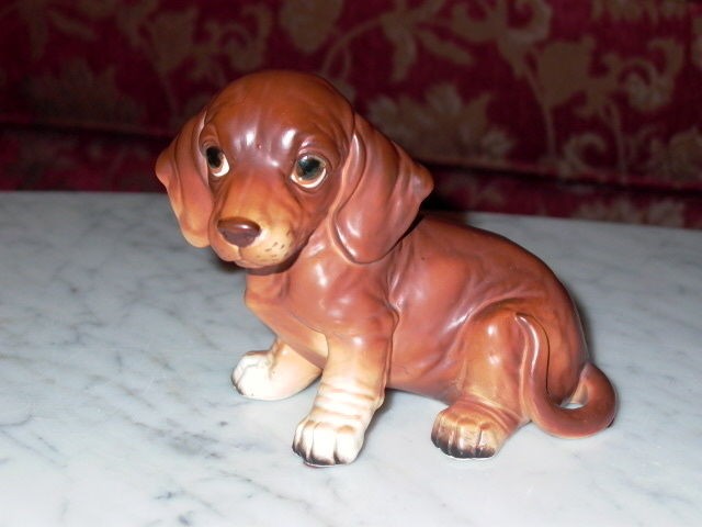 Noritake Deutsche Basset Hound Puppy Vintage Figurine