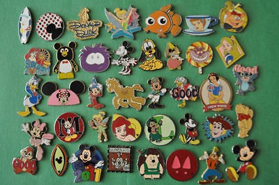 50 Pin Lot of Disney Trading Pins**Grab Bag Assort.**Free Priority 