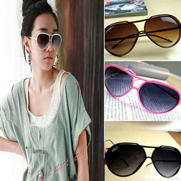   Style Sunglasses Unisex Sunglasses Plastic Frame Cool Glasses 4 Colors