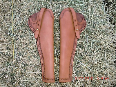   SET NATURAL TAN OLD WEST HOLSTERS Colt Remington 36 44 cal SLIMJIM