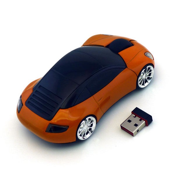 orange computer mouse