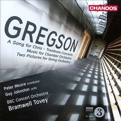     EDWARD GREGSON A SONG FOR CHRIS; TROMBONE CONCERTO;   NEW CD