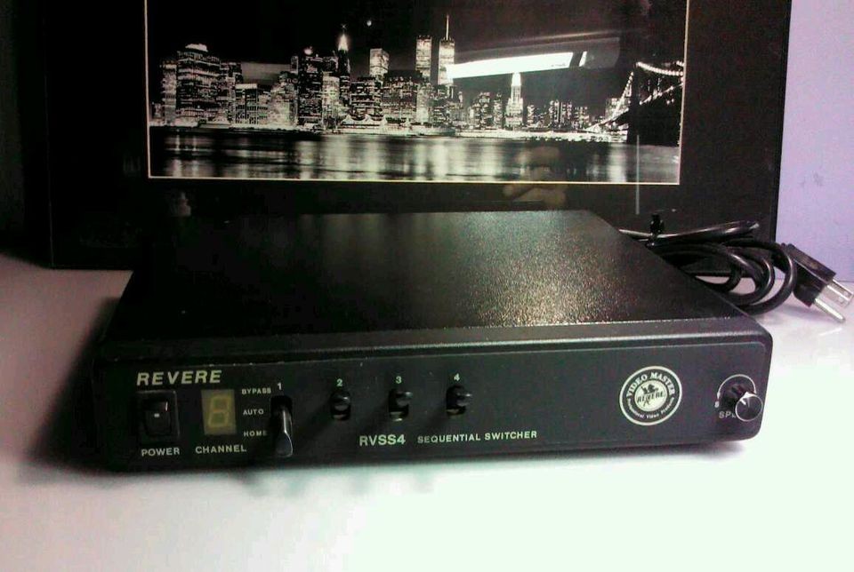 Revere sequential switcher quad RVSS4 CCTV SURVEILLANCE CAMERAS