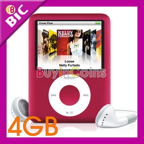 4GB 4 GB 1.8 LCD  MP4 FM 3RD Gen Media Player