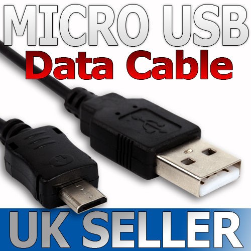 MOBILE PHONE PC LAPTOP MAC MICRO USB DATA SYNC TRANSFER CABLE CHARGER 