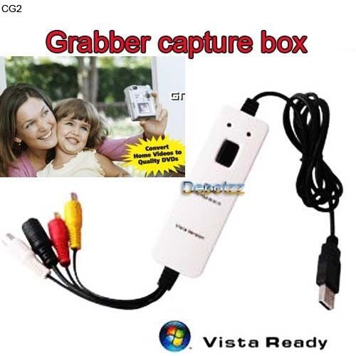 Convert VCR VHS to DVD Copy Transfer Video Tape to PC B