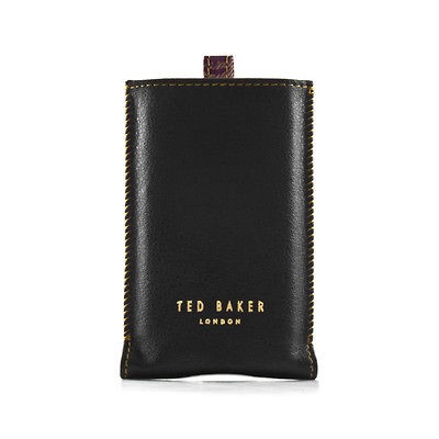 Ted Baker Leather Style pouch for Nokia Lumina 710   Black   Lifetime 