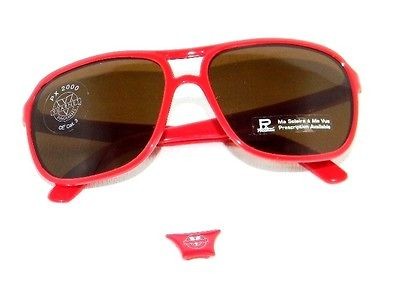   295$ RED VUARNET 003 SUNGLASSES REMOVABLE NOSE PX2000 MINERAL LENSES