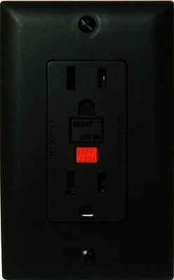 NEW LEGRAND PASS & SEYMOUR BLACK GFCI GROUND FAULT RECEPTACLE OUTLET 