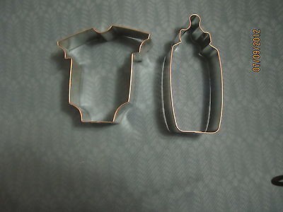 BABY BOTTLE & Onesie Cookie Cutter cutters