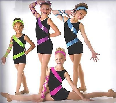 FREEZE FRAME Acro Jazz Tap Dance Costume Biketard Twirl CHOICE Color 