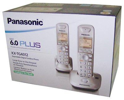   KX TG4012 Expandable Digital Cordless House/ Home Phone KXTG4012