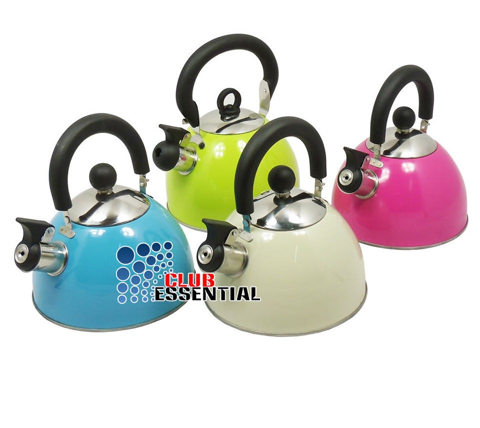 blue whistling tea kettle