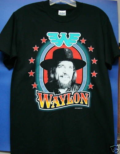 waylon jennings t shirts in Mens Clothing