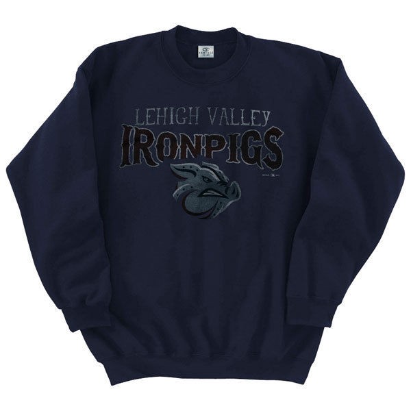 Lehigh Valley IronPigs Navy Call Up Crewneck Sweatshirt