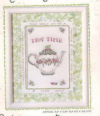 TEA TIME~ Susan Branch ~ Bucilla Counted Cross Stitch Kit