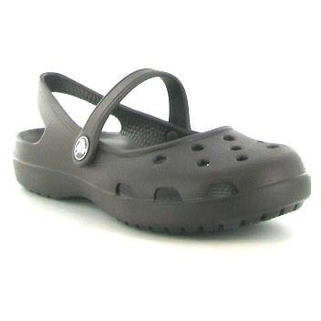 Crocs Genuine Shayna Womens Espresso Sandal / Clog / Mary Jane Sizes 