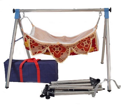 Brand New Indian Style Cradle, Ghodiyu, Palna, Dhooli, Dhola, Hammock 