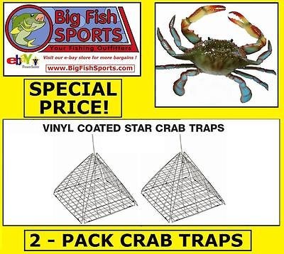 STAR CRAB TRAPS Two Crab Traps BRAND NEW #10160 002