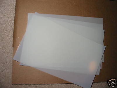 Craft Scrapbooking Stencil MYLAR 4 BLANK SHEETS 14X10