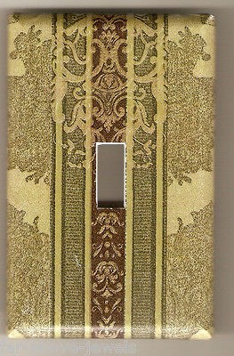 Light Switch Plate & Outlet Covers CROSCILL TOWNHOUSE GOLD WITH 