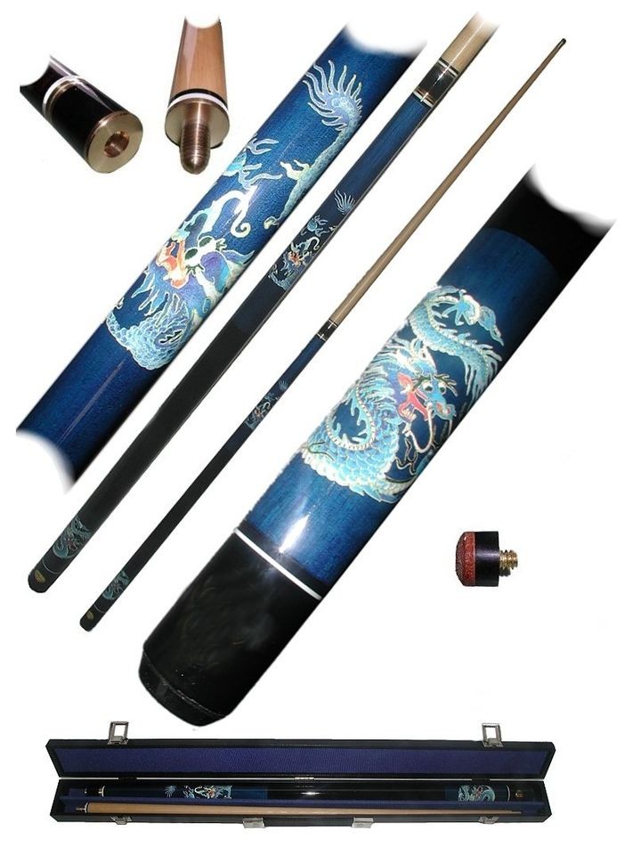 blue pool cue in Cues