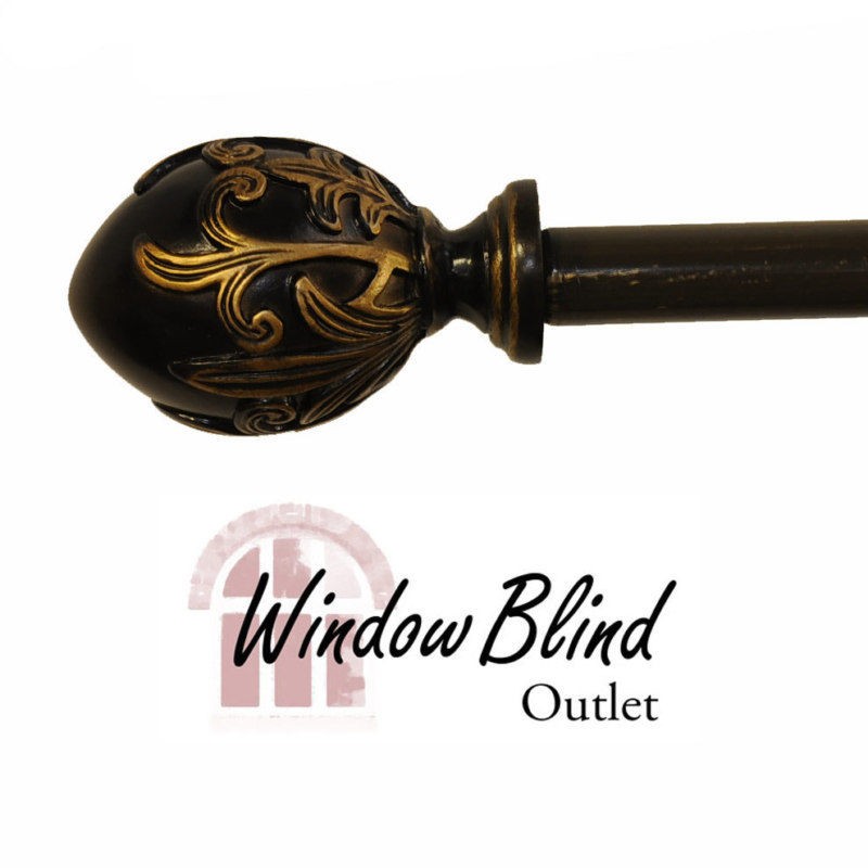 bronze curtain rod in Curtain Rods & Finials