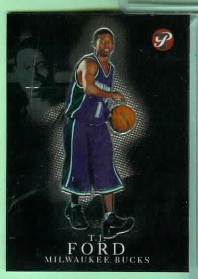 03/04 PRISTINE ROOKIE #124 T.J. FORD /499 BUCKS