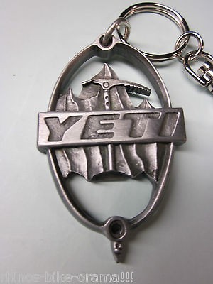 YETI CYCLES   KEY CHAIN Bottle Opener   METAL MTB Ride Dirt Mountain 