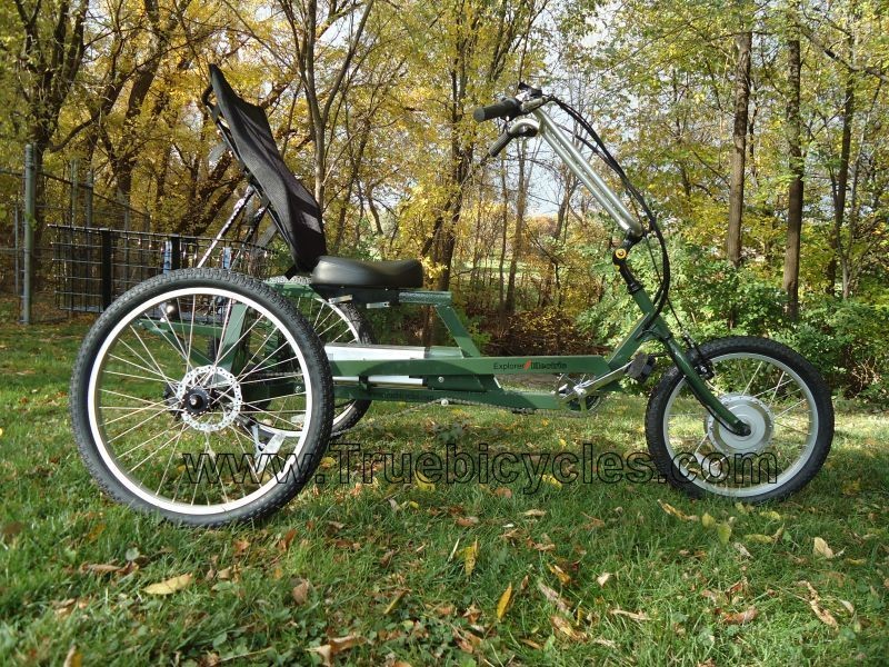 Explorer Electric Tricycle Trike 350 Watt Bafang Electric Motor