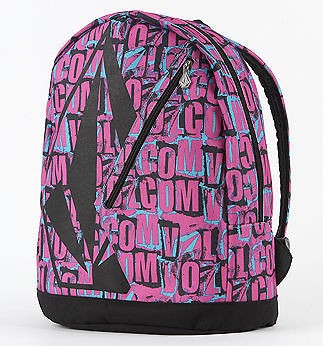 CUTE NWT VOLCOM STONE MESSAROUND TEAL BACKPACK SCHOOL BOOK BAG