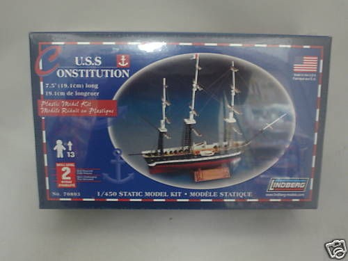 CONSTITUTION SHIP BOAT LINDBERG MODEL KIT 1500