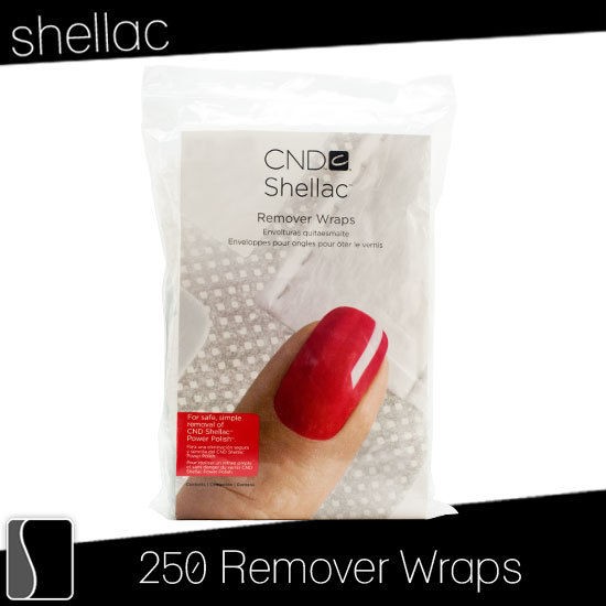 250 Pack CREATIVE NAIL Shellac CND REMOVER WRAPS Gel UV Polish 