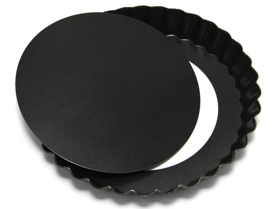 Professional Fluted Pie Tart Pan Removable Bottom Molder Non 