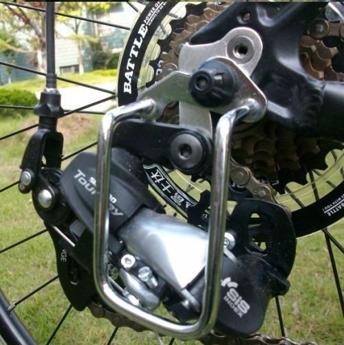 New Cycling Bike Steel Iron Bicycle Rear Derailleur Chain Guard 