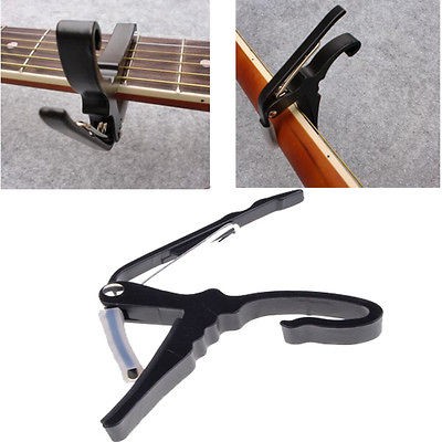 Folk Acoustic Electric Tune Quick Change Trigger Guitar Capo Key Clamp 