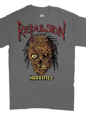 REPULSION HORRIFIED86 DEATH METAL GRINDCORE CARCASS NEW BLACK T 