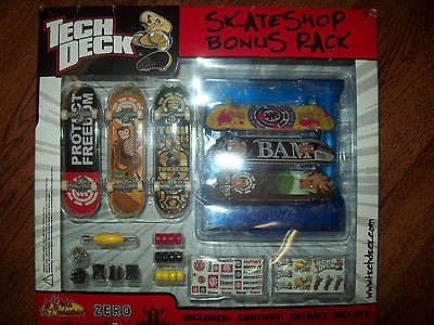   RARE* Element Skateshop Bonus pack w/Bam tech deck fingerboards (NEW