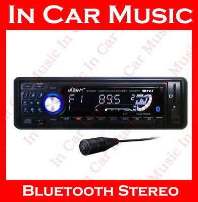 RDS CD  USB SD MMC Player Bluetooth Aux in Car Stereo