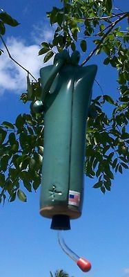 Anthony Stoneware Teal Green Handmade Ceramic Outdoor Hummingbird 