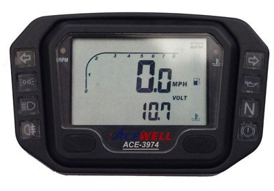 Acewell 3251 Digital Dash Speedo Kitcar digidash Quad