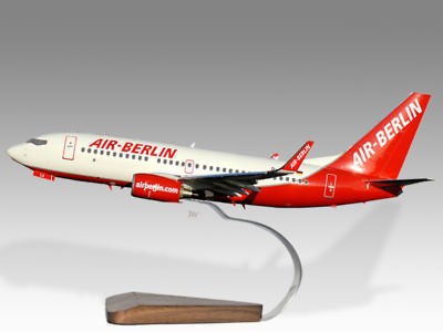 Boeing 737   700 Air Berlin Wood Desktop Airplane Model