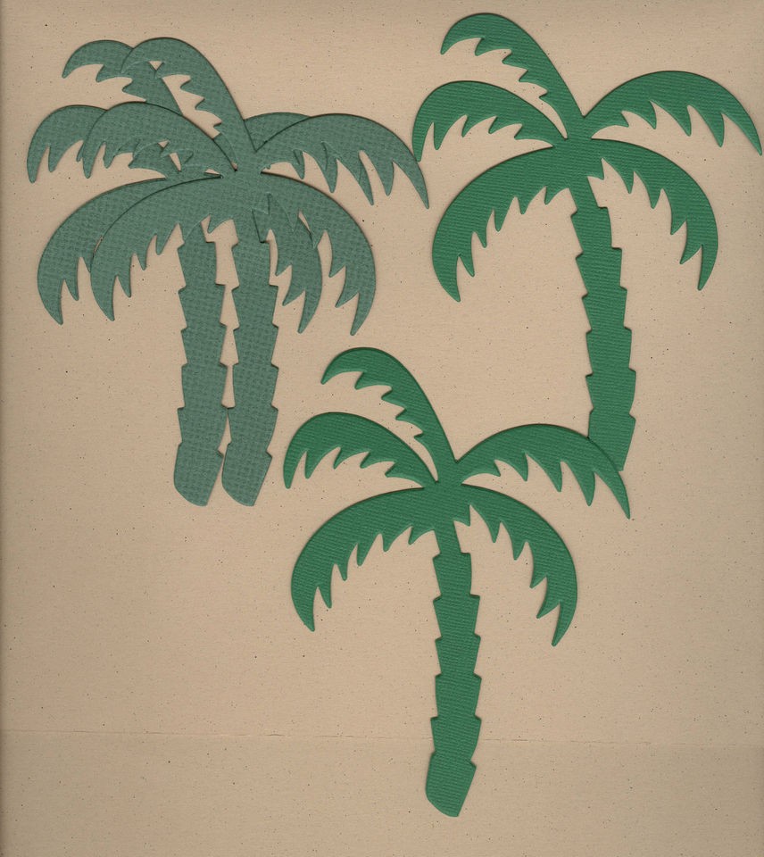 palm tree die cuts